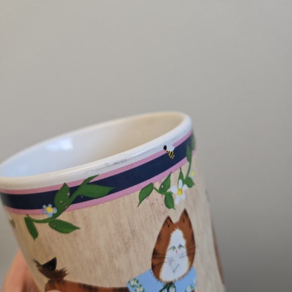 Cat Mug Sakura Collectible Garden Cats - Picture 3 of 5